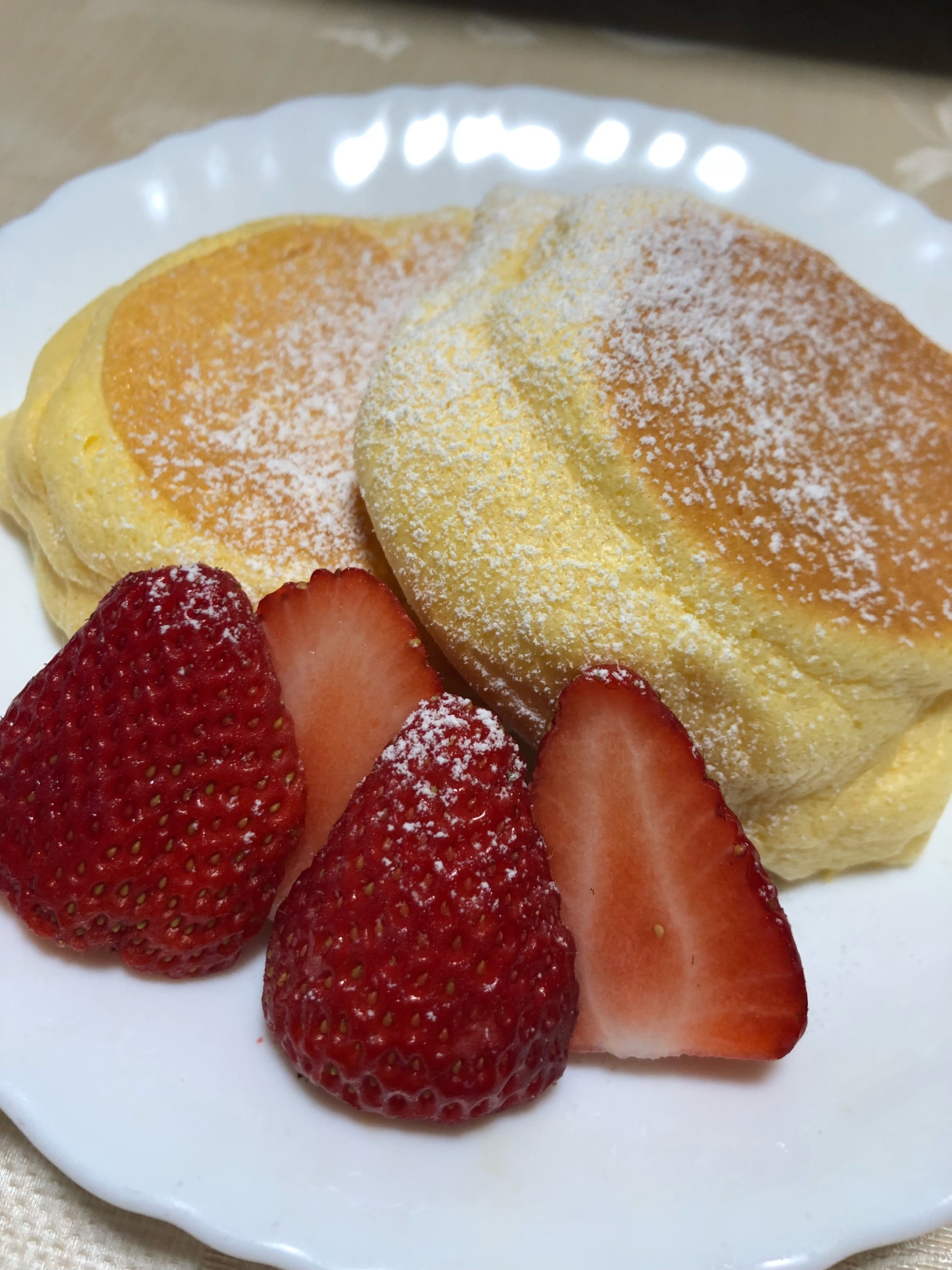 ふわふわ！スフレパンケーキ