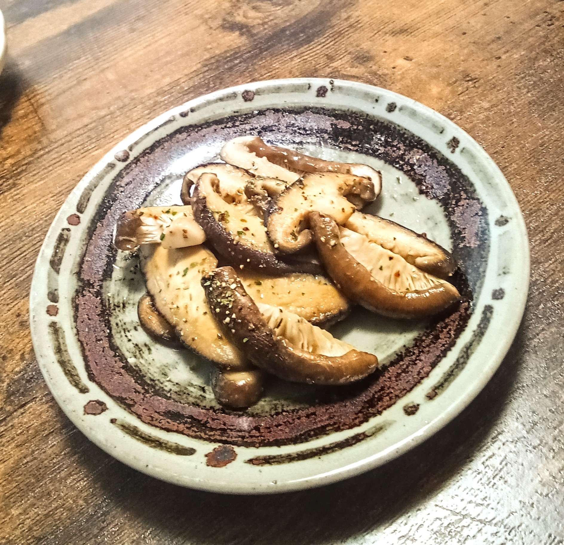 しいたけのバターソテー
