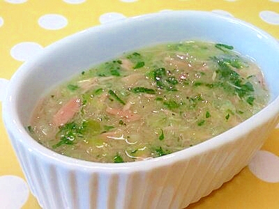 【離乳食】ツナ&キャベツのとろみ煮