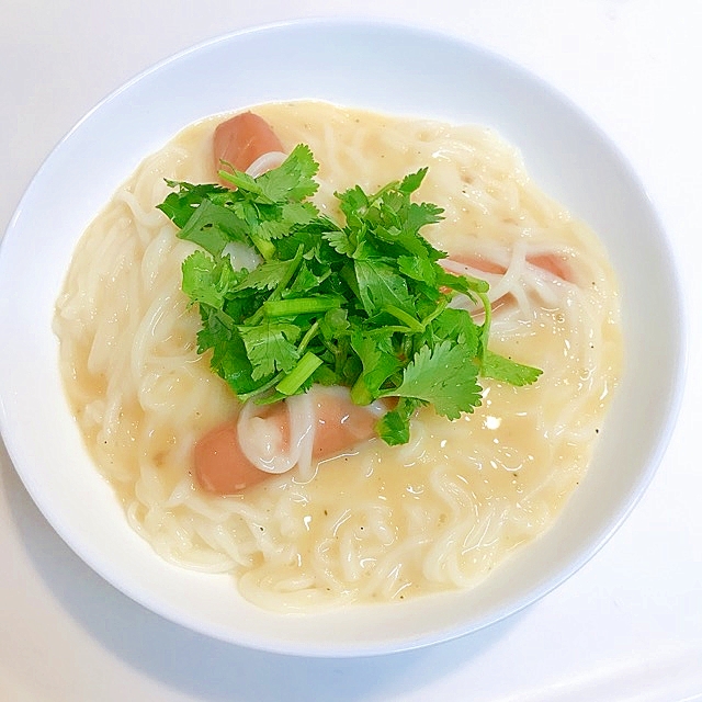 即席☆カルボナーラうどん