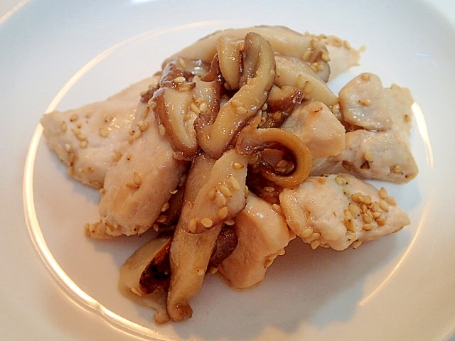 お弁当　❤鶏肉と生椎茸の炒めもの❤