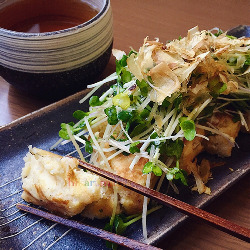 ダイエット飯！おからと長芋のふわふわ焼き♪