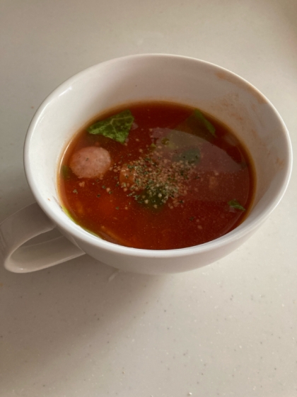 野菜たっぷり♡トマト缶でミネストローネ