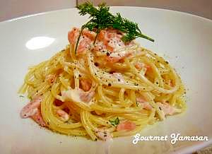 和えるだけ サーモンとサワークリームのパスタ レシピ 作り方 By グルヤマ 楽天レシピ