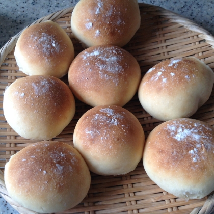 オーバーナイト発酵☆のんびりつくる基本の丸パン