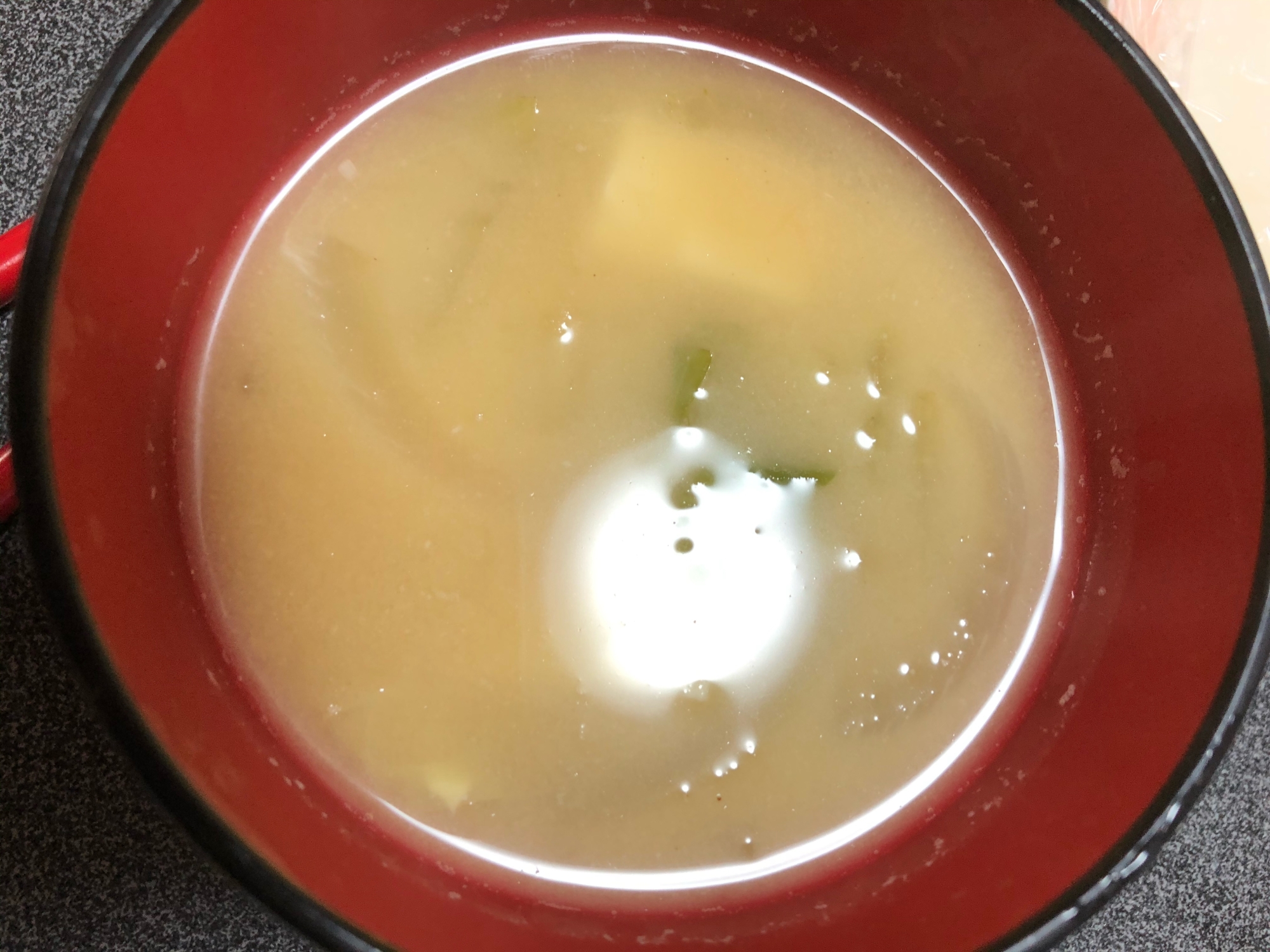 白菜と豆腐の味噌汁