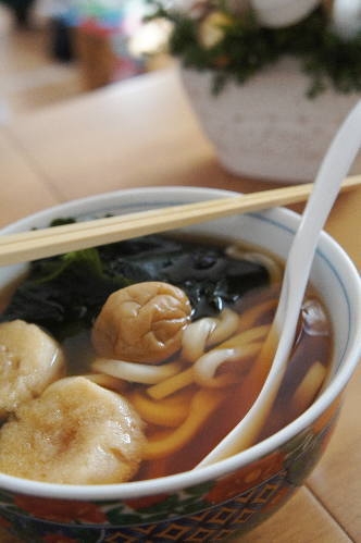 わかめとおふのうどん