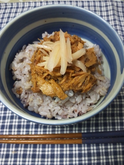 さかな缶1つ♪　簡単ズボラ丼