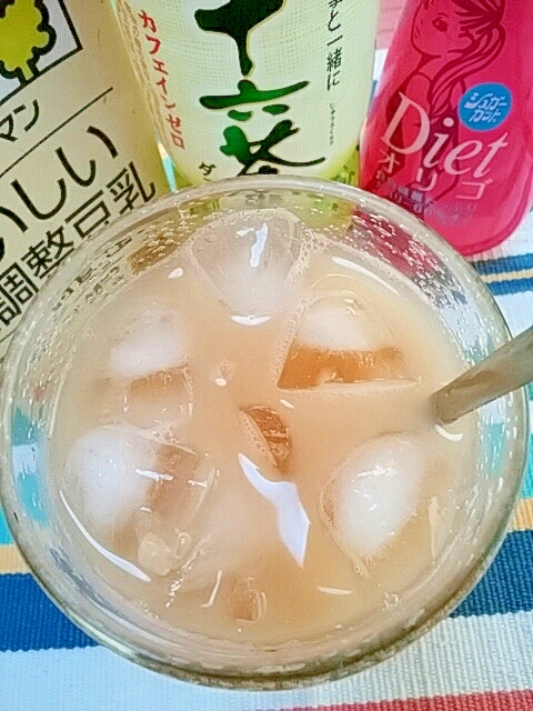 アイス☆十六茶ソイミルクティー♪