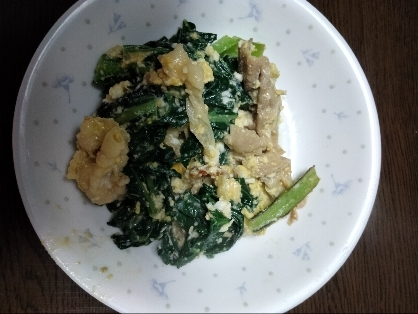 簡単✿小松菜＆豚肉の中華炒め✿