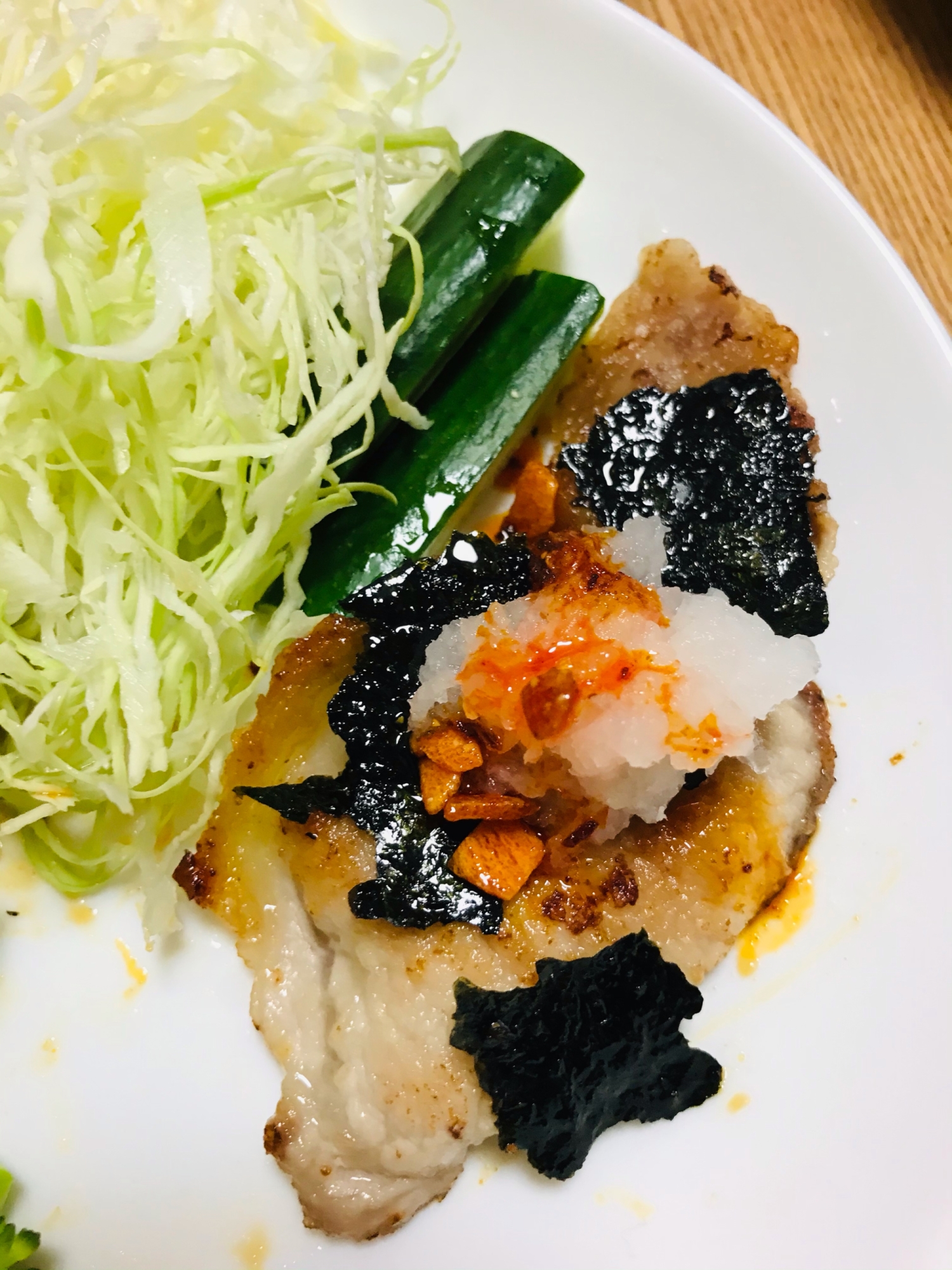 豚ロースの食べるラー油風味 レシピ 作り方 By ドーナツ 楽天レシピ