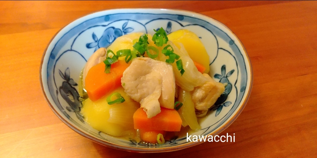 めんつゆで簡単♡ほっこり鶏肉じゃが