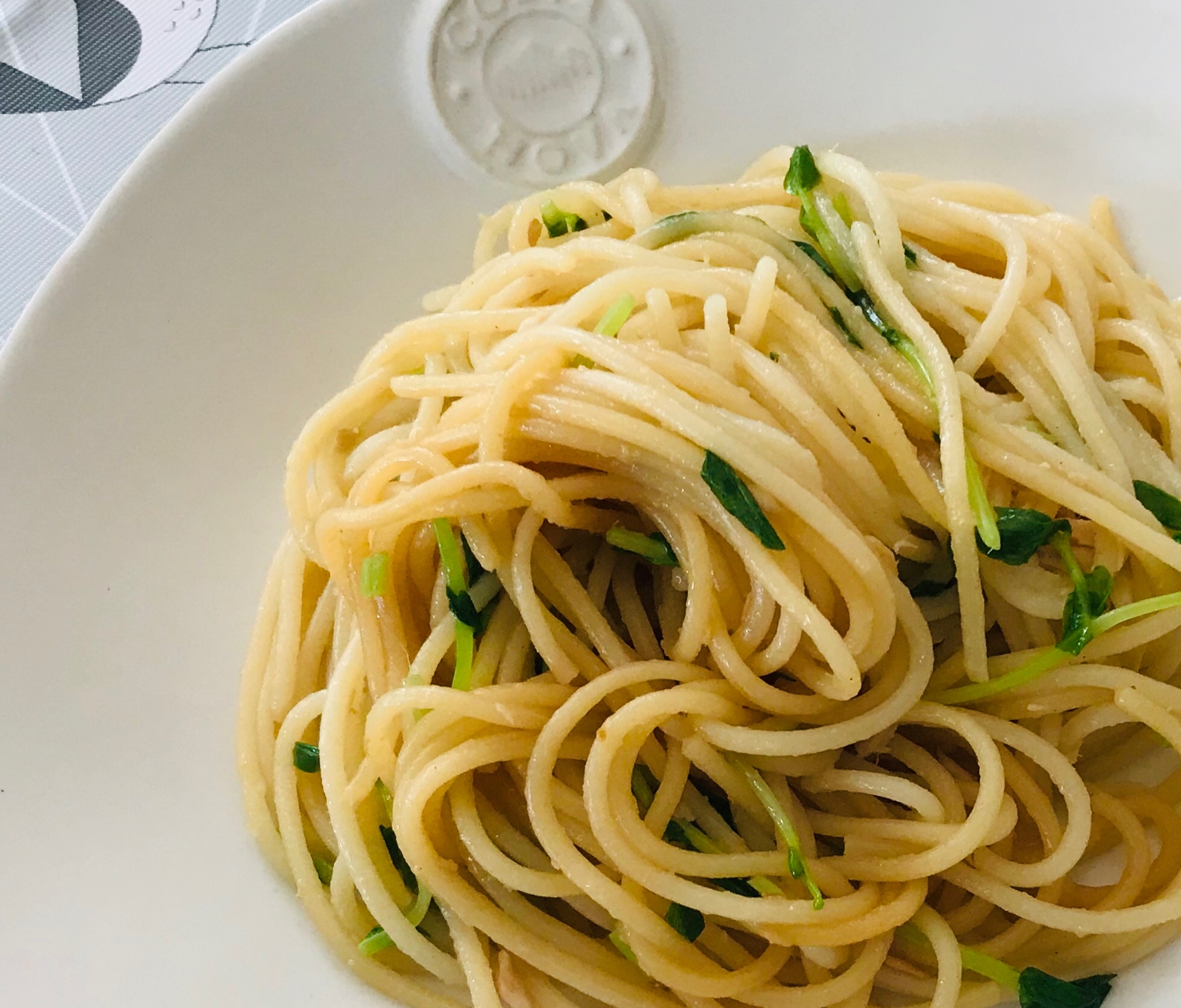 節約ランチ ツナと豆苗の和風パスタ レシピ 作り方 By Okasuzu 楽天レシピ 節約ランチ ツナと豆苗の和風パスタ レシピ 作り方 By Okasuzu 楽天レシピ