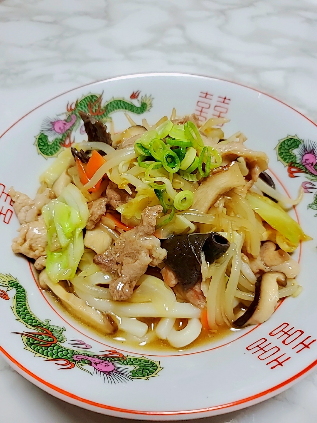 あんかけ中華うどん