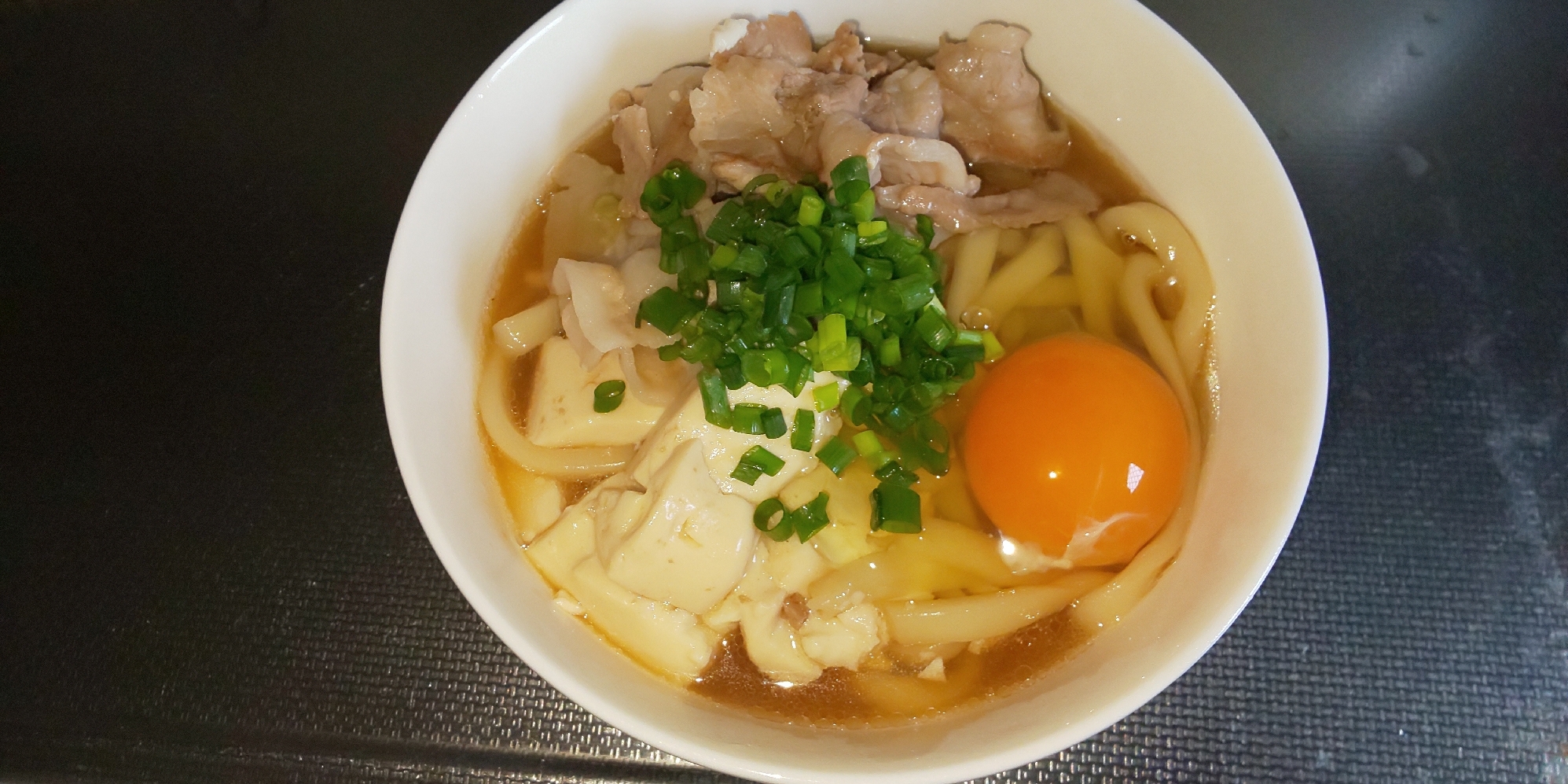 お昼に簡単すきうどん♪