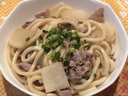 豚バラ大根うどん