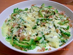 レンジで簡単 ゴーヤチーズ レシピ 作り方 By 米沢米 楽天レシピ