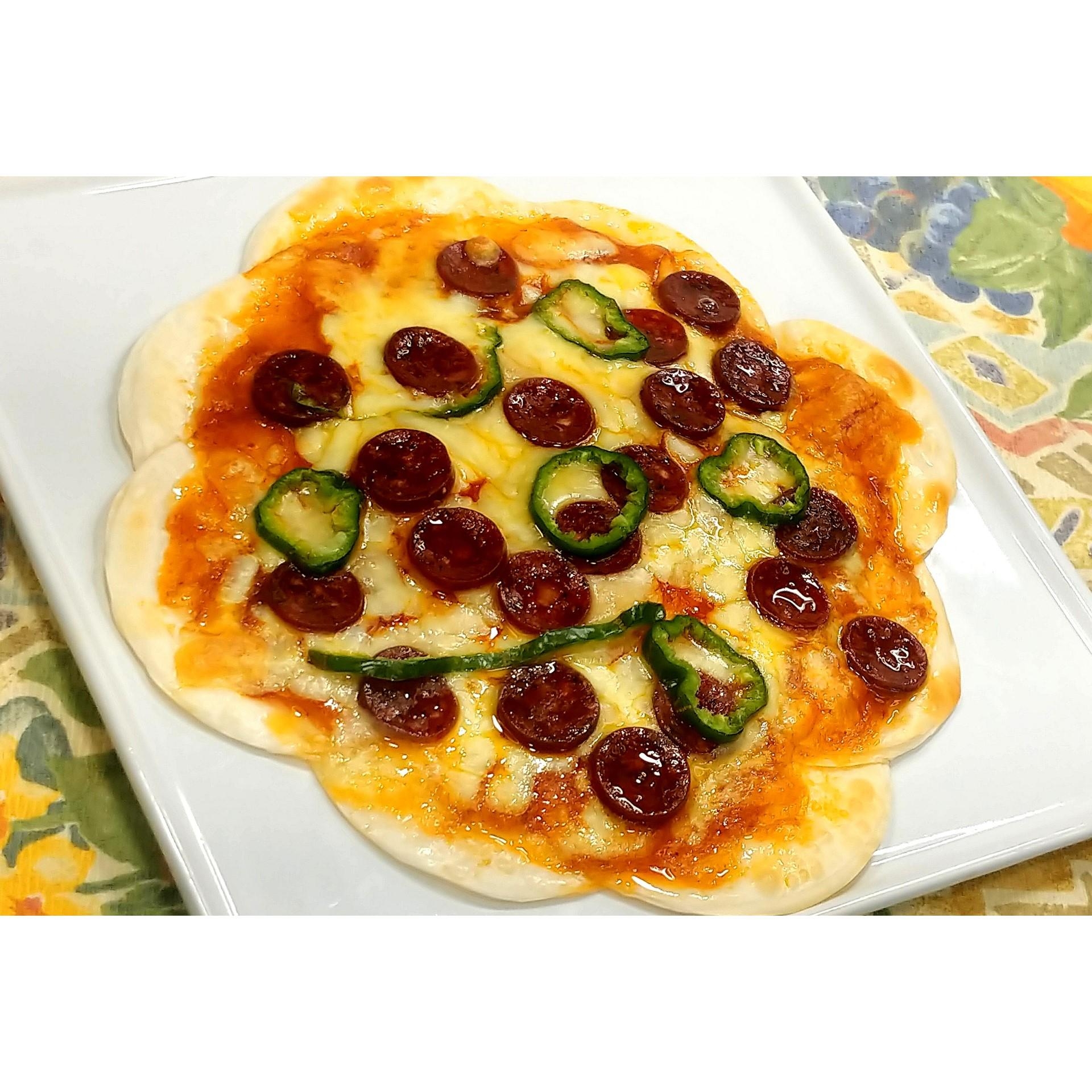 餃子の皮 de pizza★動画あり★