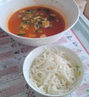 トマトジュースdeつけ麺