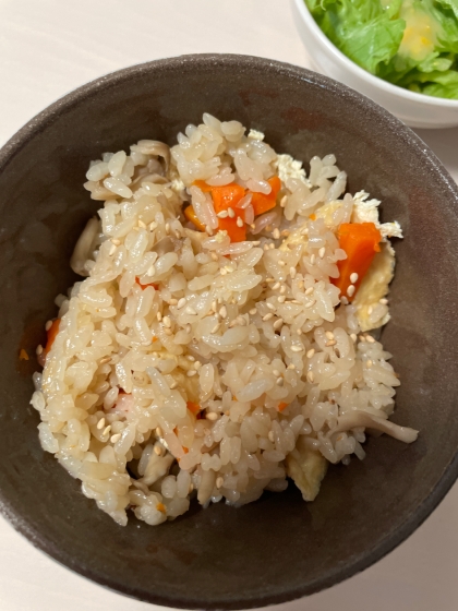 お肉なし☆炊き込みご飯☆
