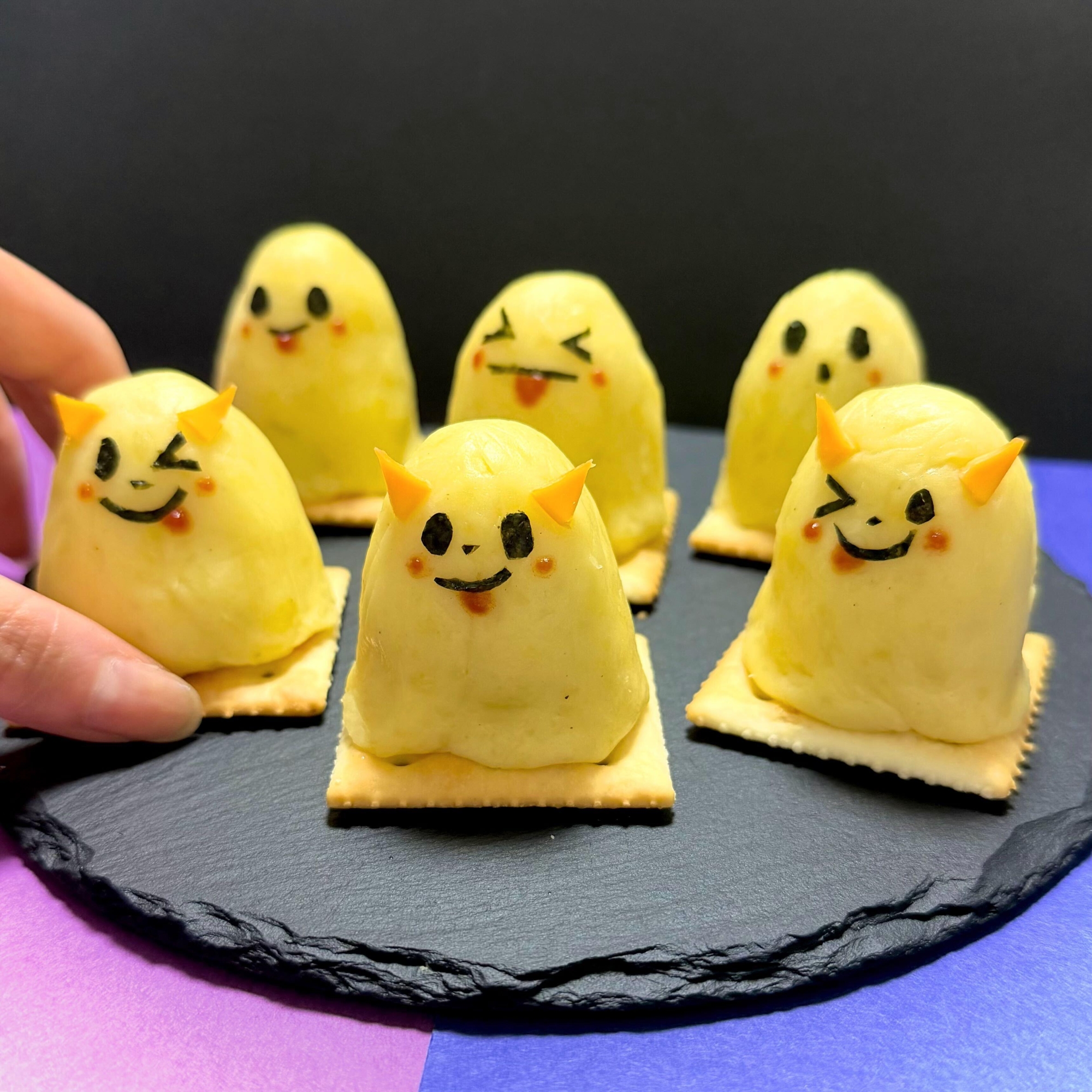 おばけくもりんのひとくちポテトサラダ☆
