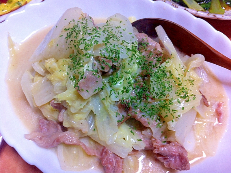 豚肉と白菜のクリーム煮〜生姜風味〜