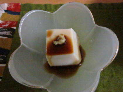 豆乳で作るごま豆腐