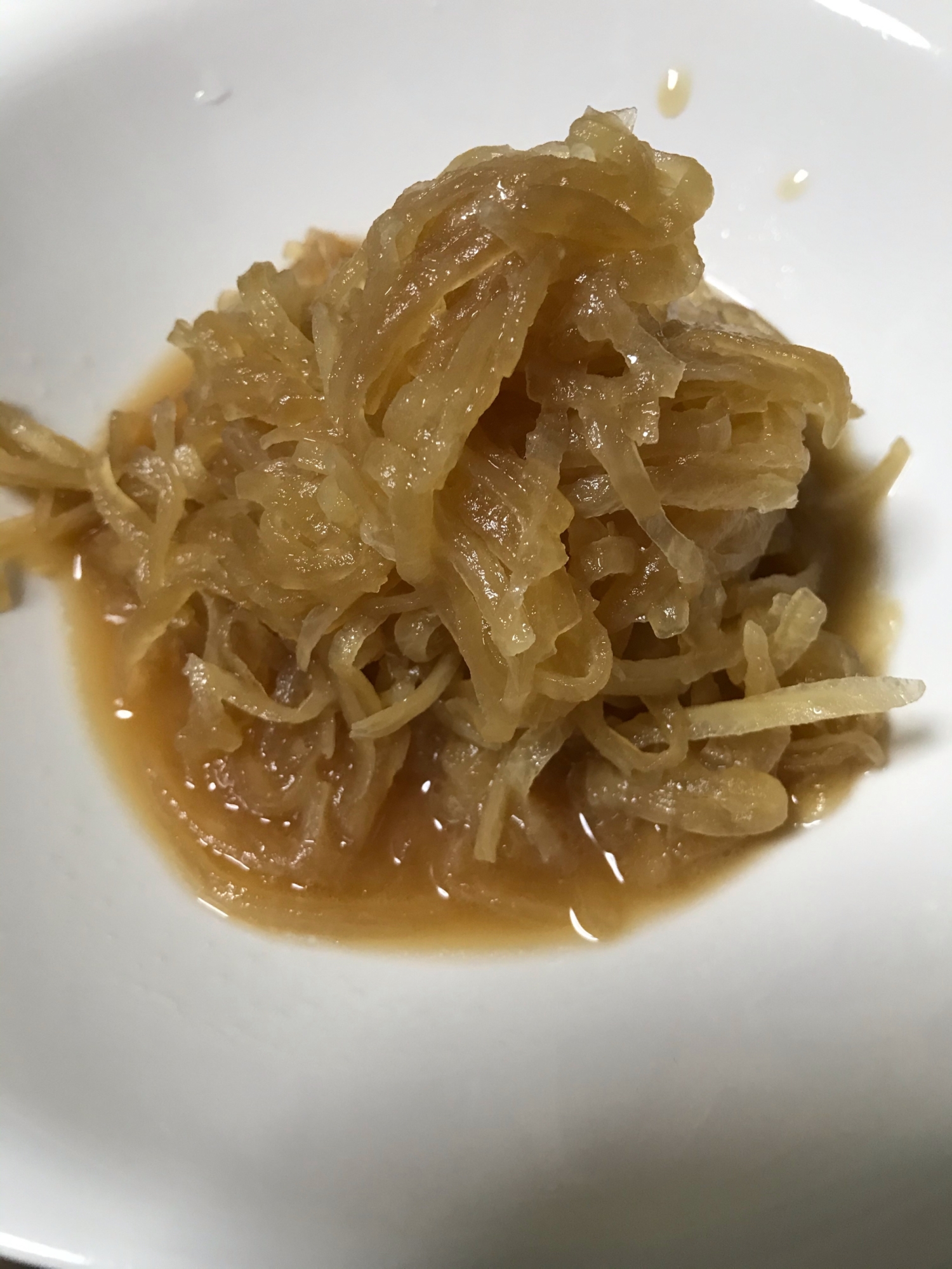 細切り大根の醤油煮(祖母ver.)