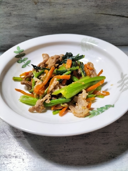 チンゲン菜の炒め物