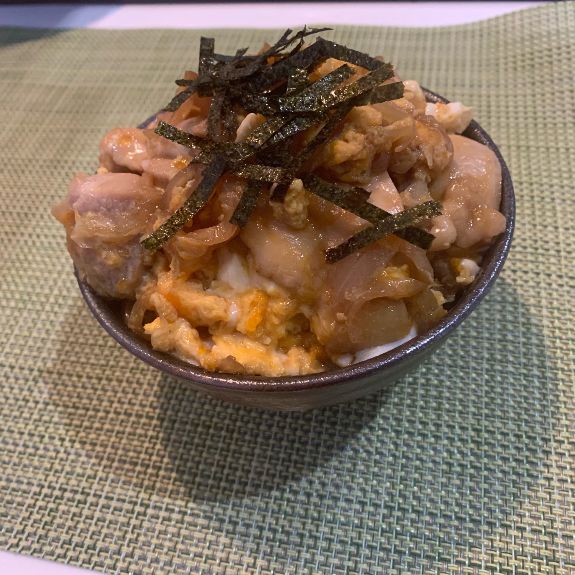 めんつゆで作る、ふわとろ親子丼♪