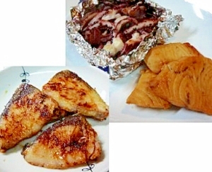 ぶり めかじき いか 味噌漬け使いまわし レシピ 作り方 By ナツメ10 楽天レシピ ぶり めかじき いか 味噌漬け使いまわし レシピ 作り方 By ナツメ10 楽天レシピ