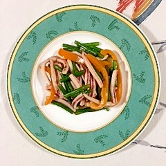 イカとパプリカ にんにくの芽の炒め物 レシピ 作り方 By 2727椿 楽天レシピ