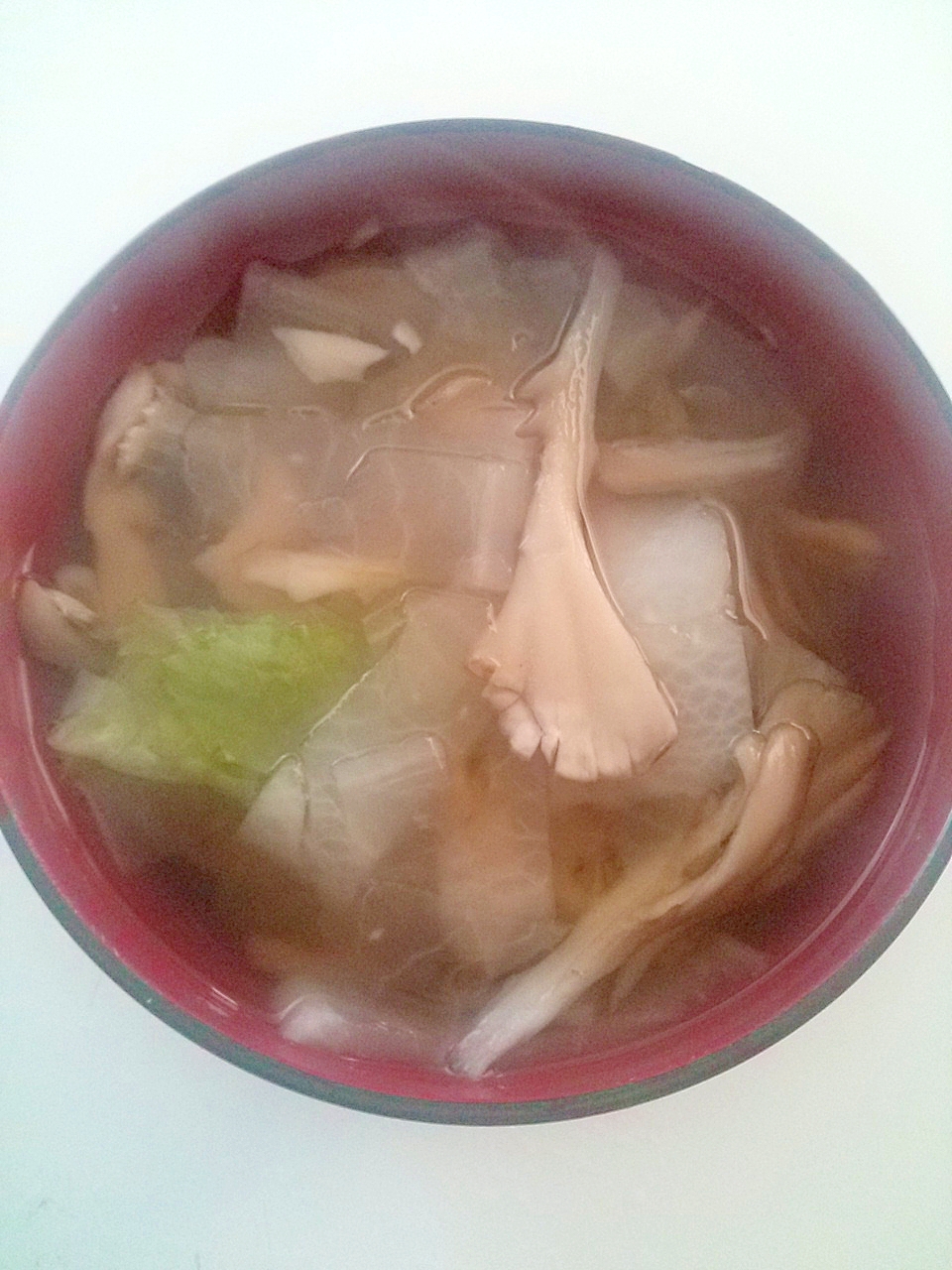 レタス☆舞茸☆大根スープ