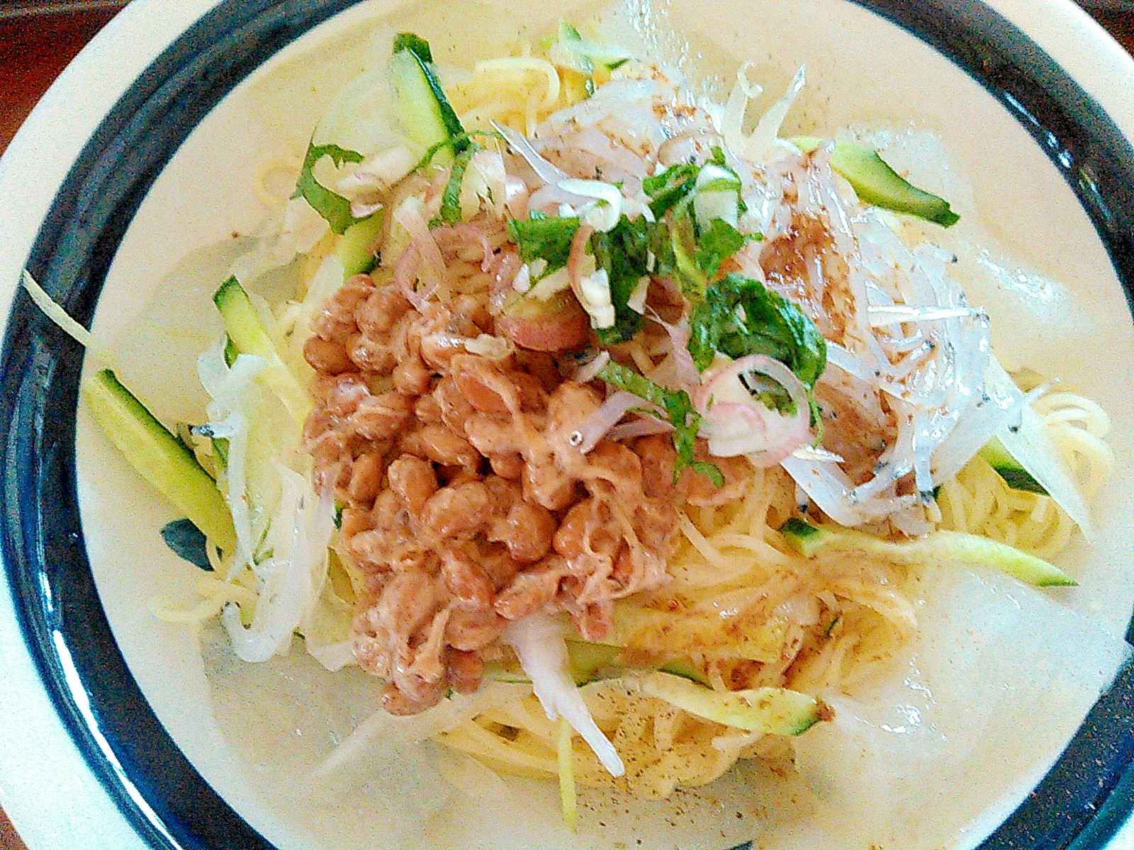冬瓜と納豆 生白魚の夏パスタ レシピ 作り方 By あけぼのマジック 楽天レシピ 冬瓜と納豆 生白魚の夏パスタ レシピ 作り方 By あけぼのマジック 楽天レシピ