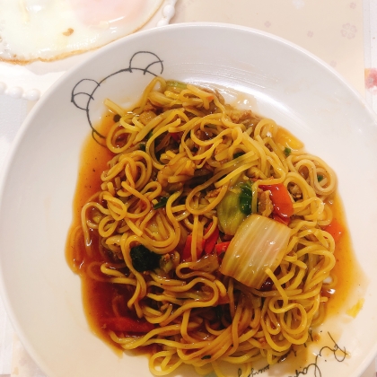 ご飯が進む♡豚肉と舞茸と小松菜のうま煮あんかけ