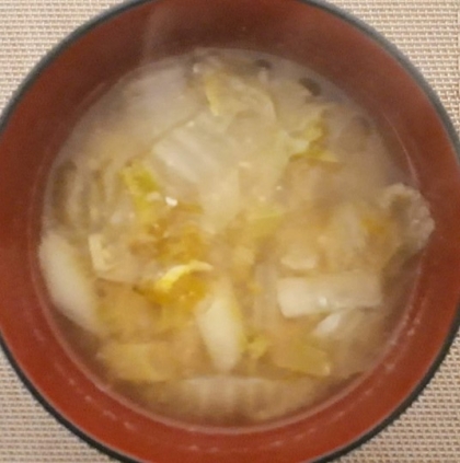 大根・白菜・ねぎの味噌汁