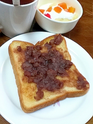 名古屋人がこよなく愛する小倉トースト 私流w レシピ 作り方 By 鈴 蘭 楽天レシピ