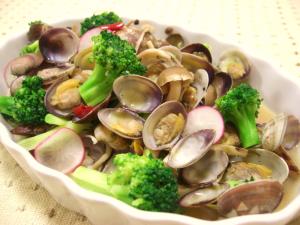 あさりとブロッコリーのガーリックバター炒め レシピ 作り方 By 楽天レシピ