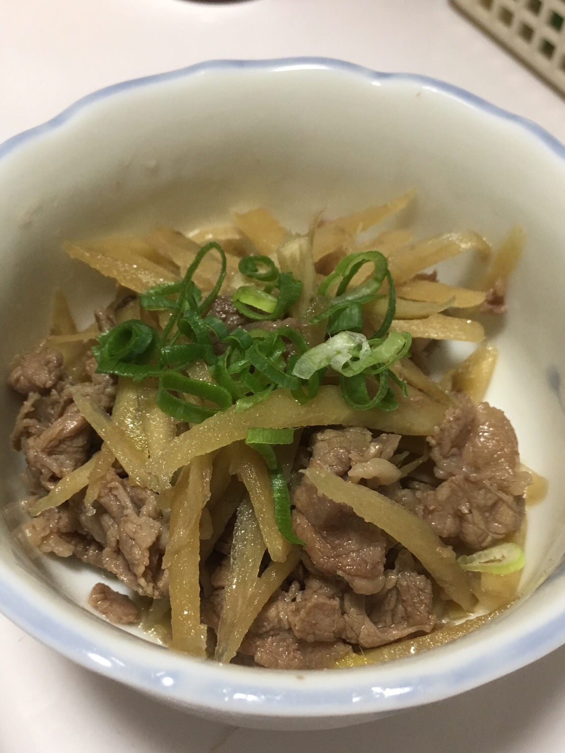 牛肉とゴボウの時雨煮