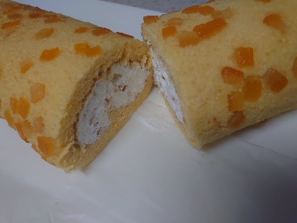 みかんとオレンジのロールケーキ