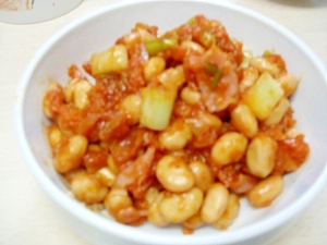 豆のトマト煮