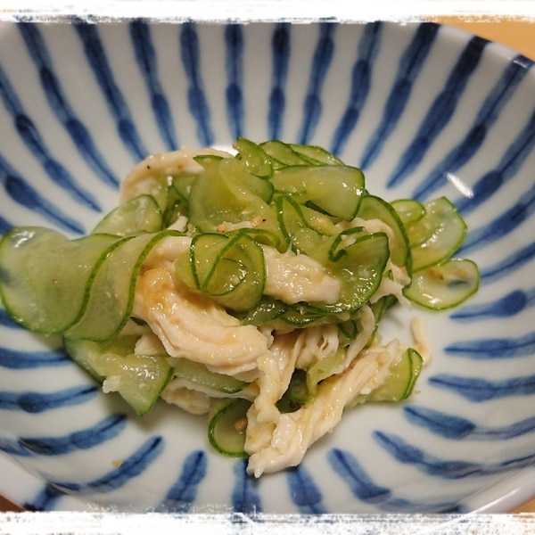 箸休めに きゅうりとささみのごまめんつゆ和え レシピ 作り方 By ぼーずの母ちゃん 楽天レシピ 箸休めに きゅうりとささみのごまめんつゆ和え レシピ 作り方 By ぼーずの母ちゃん 楽天レシピ