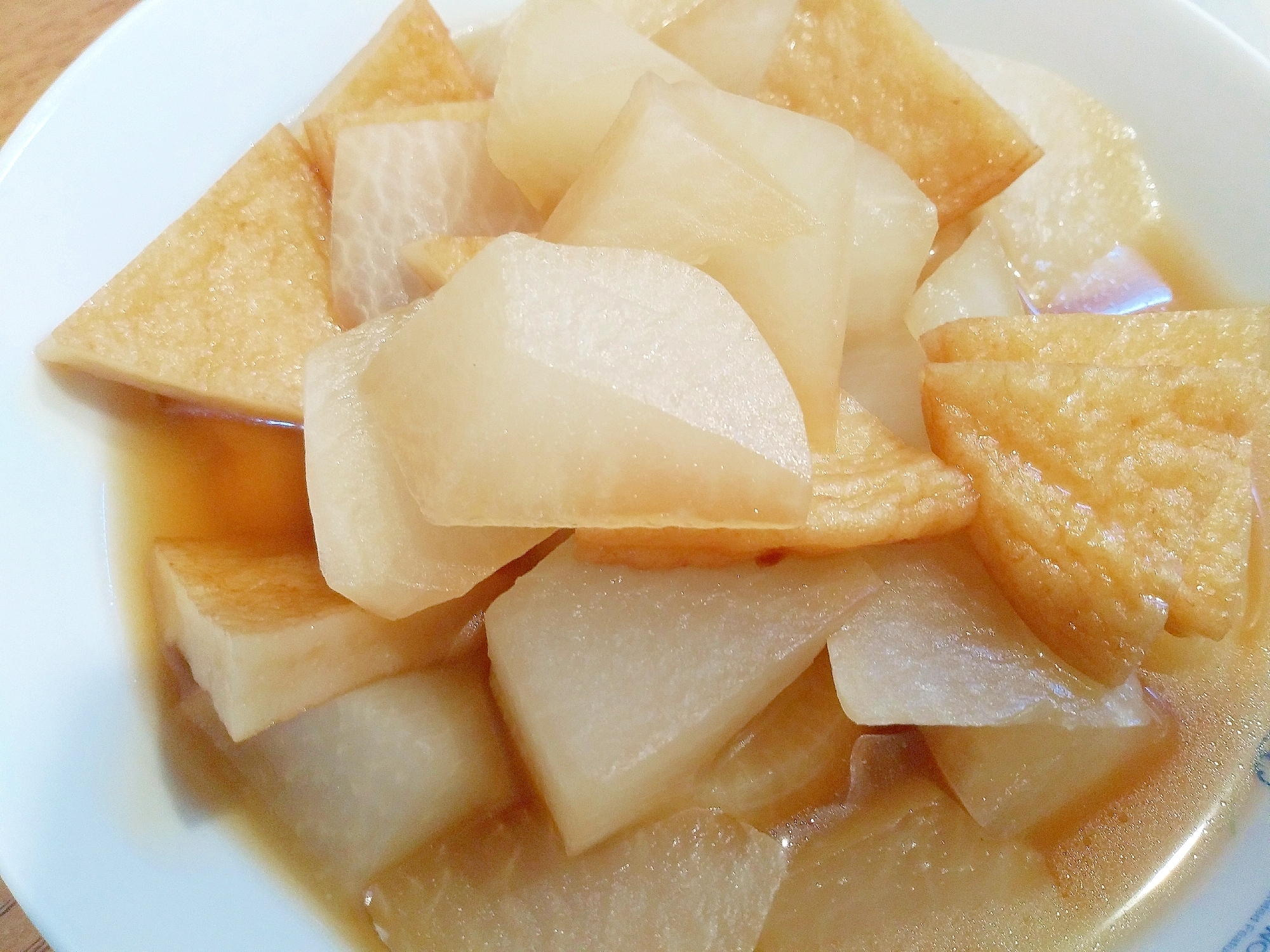 めんつゆで簡単!大根とさつま揚げの煮物☆