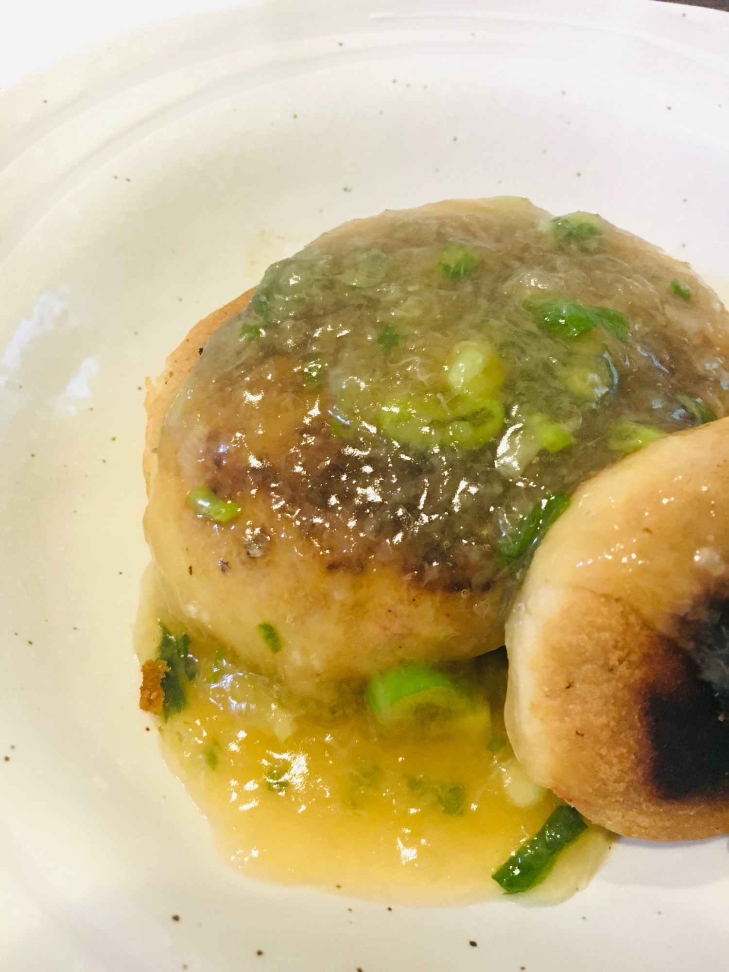 おからのみぞれあんかけハンバーグ