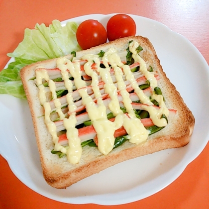 カニピー☆和風トースト