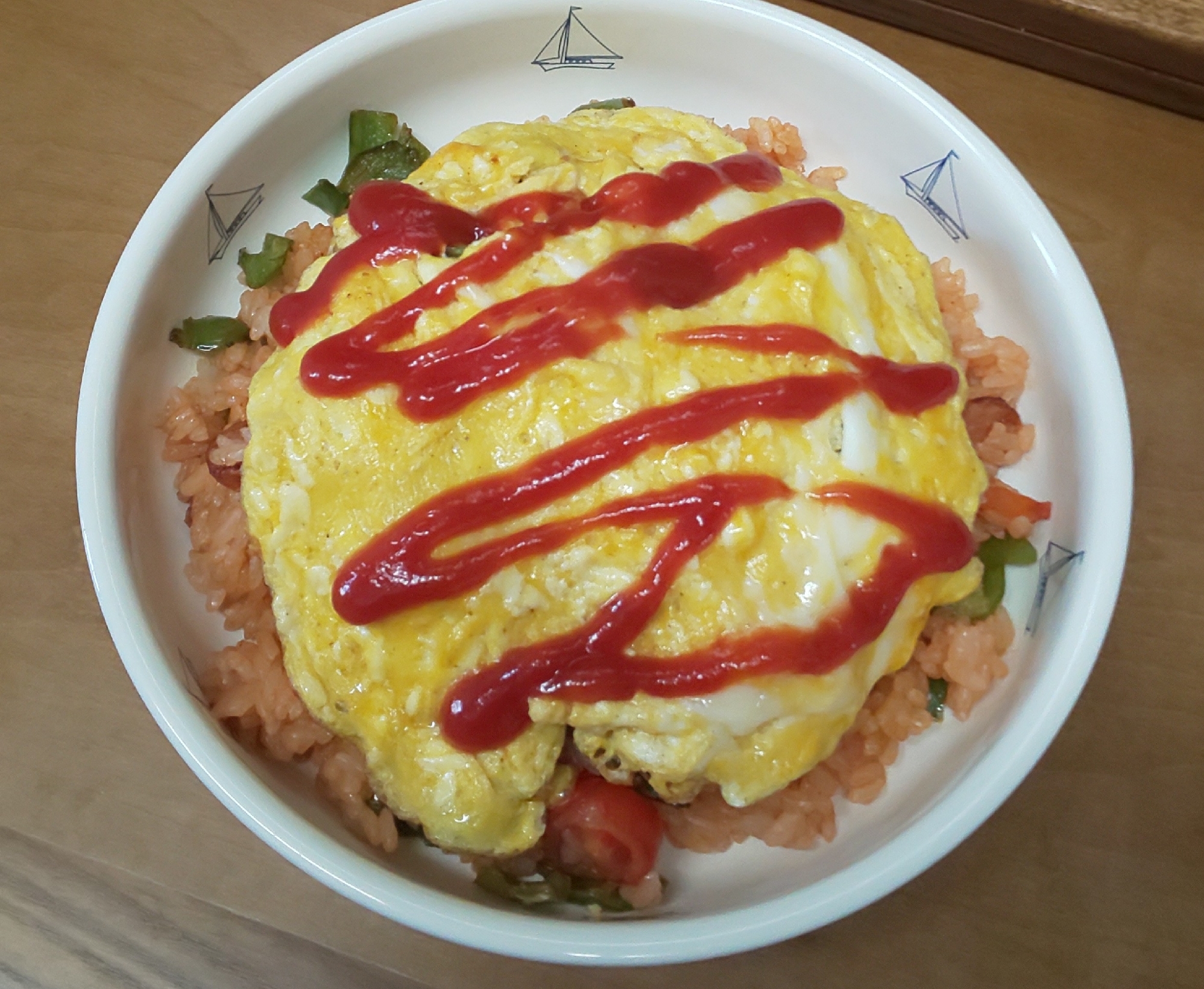 トマト入り♪オムライス