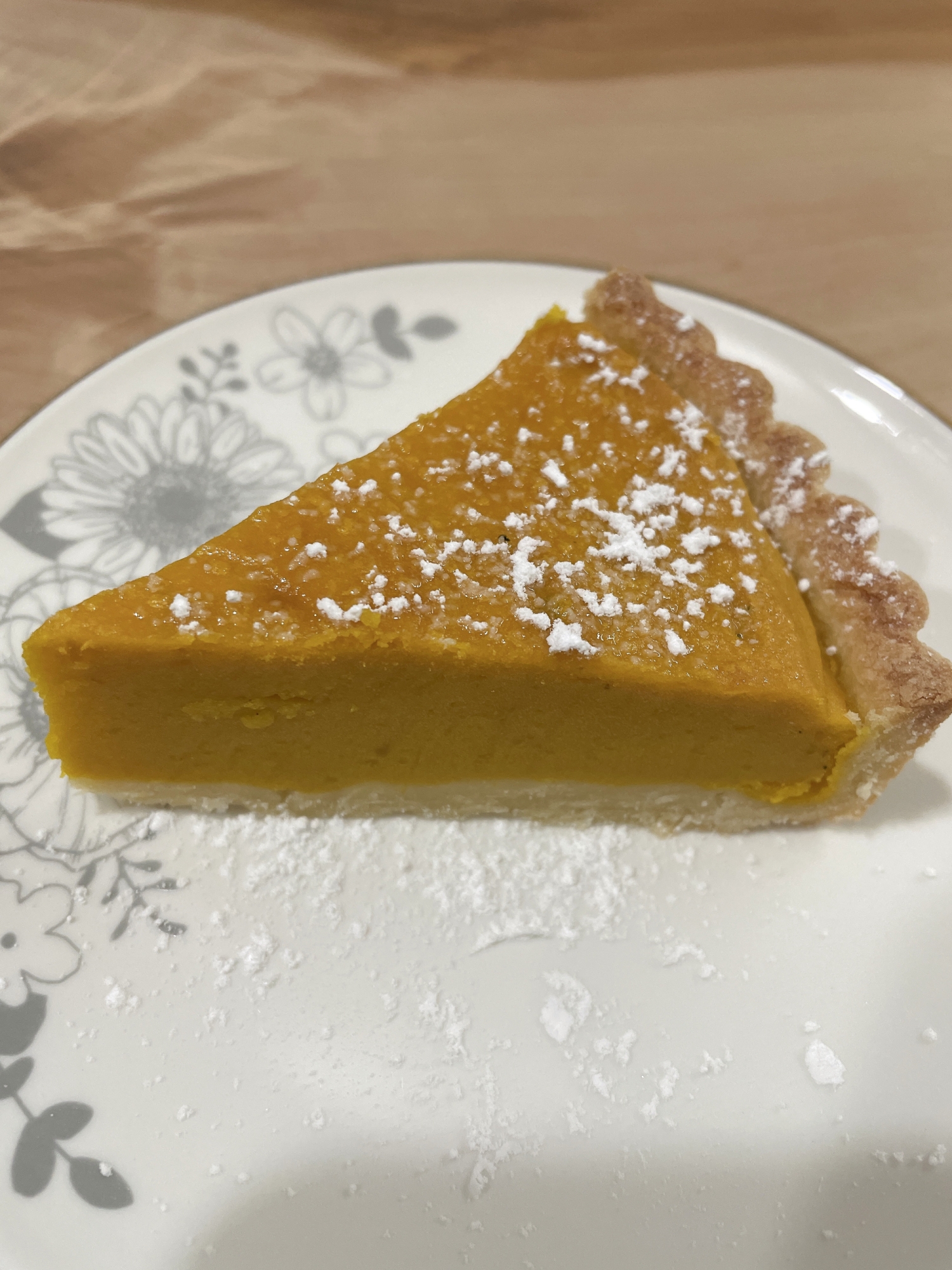 夫が絶賛!簡単☆米粉の濃厚かぼちゃタルト