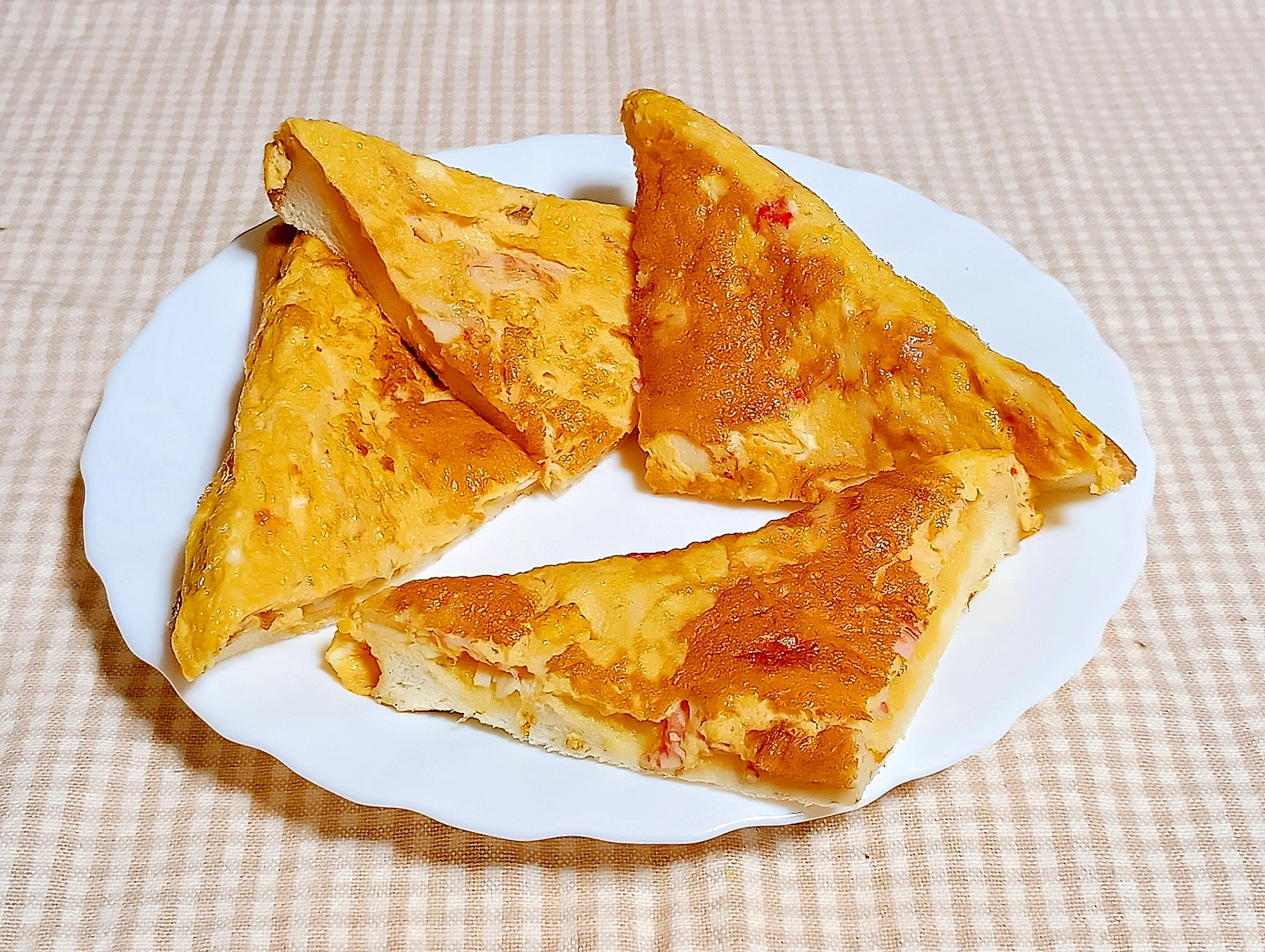 やみつき♥️かに玉トースト