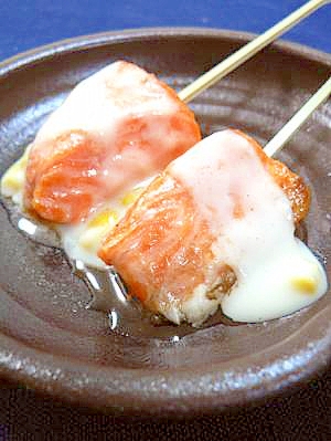 パッちゃん魚串☆サーモンホワイトソース