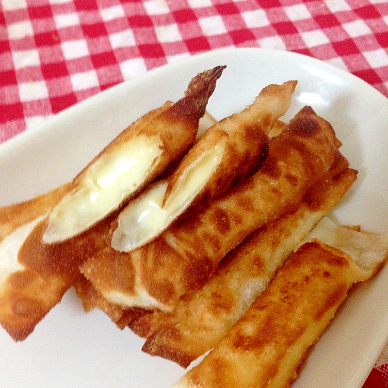 ワンタンの皮でチーズ揚げ レシピ 作り方 By Thank You Good Bye 楽天レシピ ワンタンの皮でチーズ揚げ レシピ 作り方 By Thank You Good Bye 楽天レシピ